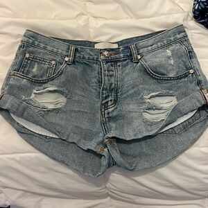 One Teaspoon Bandit Jean Shorts